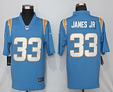 Nike Chargers 33 James jr Powder Blue Draft First Round Pick Vapor Untouchable Limited Jersey,baseball caps,new era cap wholesale,wholesale hats